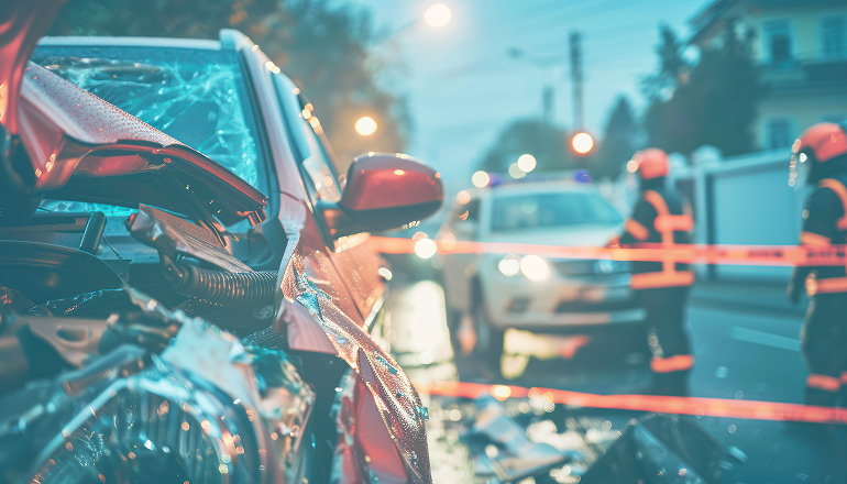 accidente de tráfico con siniestro total